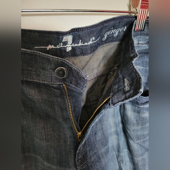 7 For All Mankind Ginger Wide Leg Jeans - Sz. 31 - Picture 4 of 8